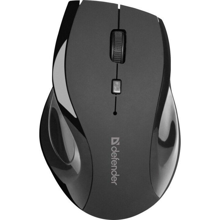 Мишка DEFENDER ACCURA MM-295, RF, 1600DPI, 6P, черен