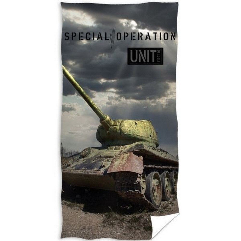 Prosop din bumbac Carbotex, Tanc, 70x140cm