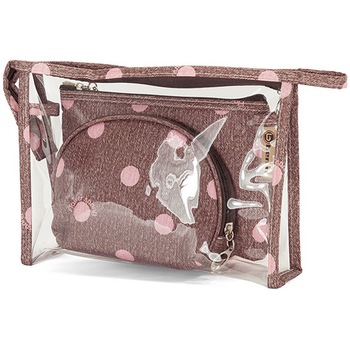 Geanta cosmetice, 3 in 1, Benzi, BZ 5063, PVC/Polister, Maro Geanta cosmetice, 3 in 1, Benzi, BZ 5063, PVC/Polister, Maro