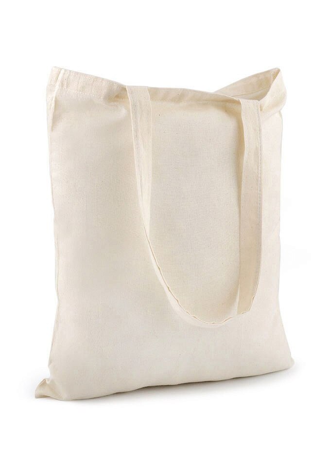 Sacosa nedecorata panza bumbac, 34 x 39 cm, Natur