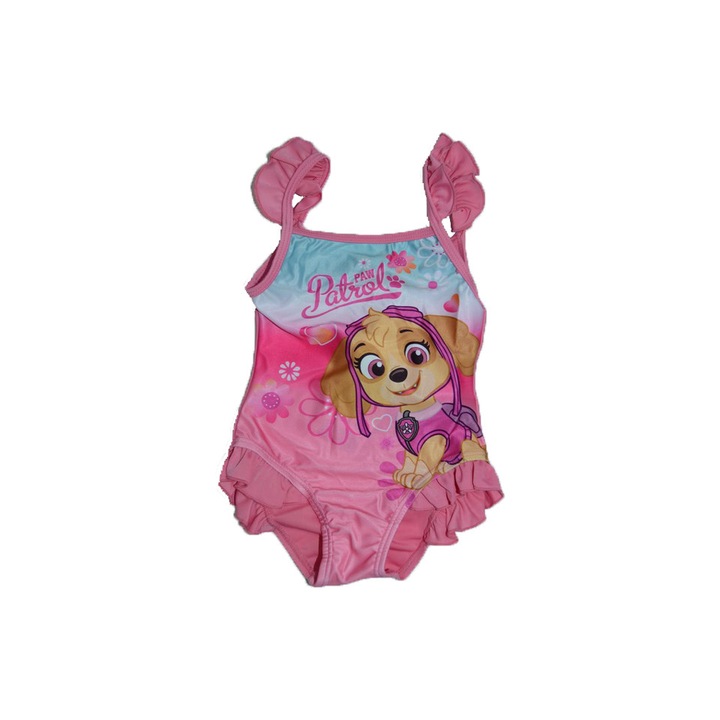 Costum de baie intreg Fete Patrol Sun City AQE0143-1-81, Roz 14919
