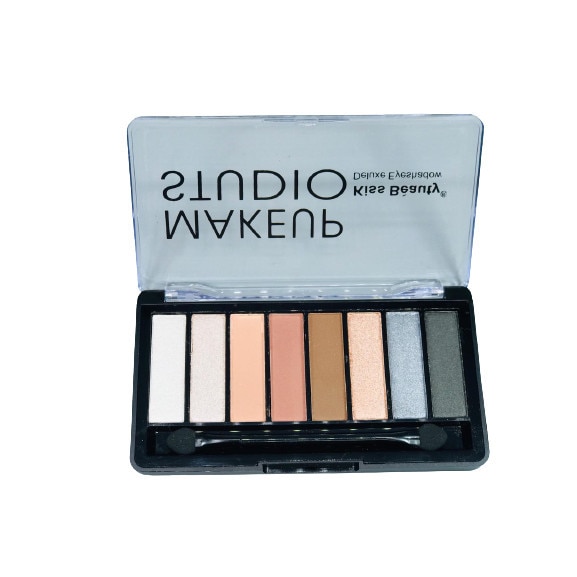 Fard de pleoape, Kiss Beauty, Studio Deluxe, 8 culori, 02, 16g