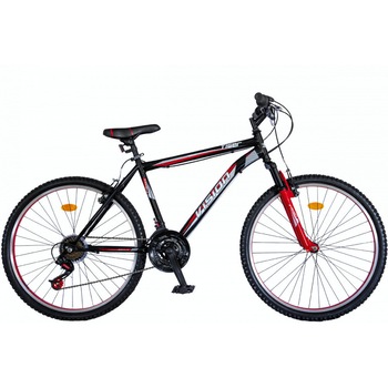 Bicicleta MTB Vision Tiger Suspensie Fata Culoare Negru/Rosu Roata 24 Bicicleta MTB Vision Tiger Suspensie Fata Culoare Negru/Rosu Roata 24