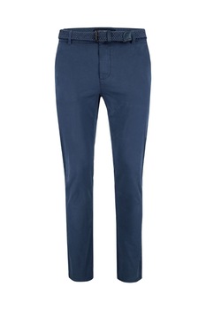 Pantaloni chino din bumbac, Volcano R-Lucky, Curea inclusa, Albastru inchis, Albastru inchis Pantaloni chino din bumbac, Volcano R-Lucky, Curea inclusa, Albastru inchis, Albastru inchis