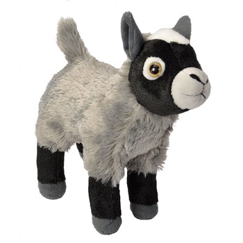 Jucarie de plus - Mini Goat, 15 cm, Gri, Jucarie de plus - Mini Goat, 15 cm, Gri,