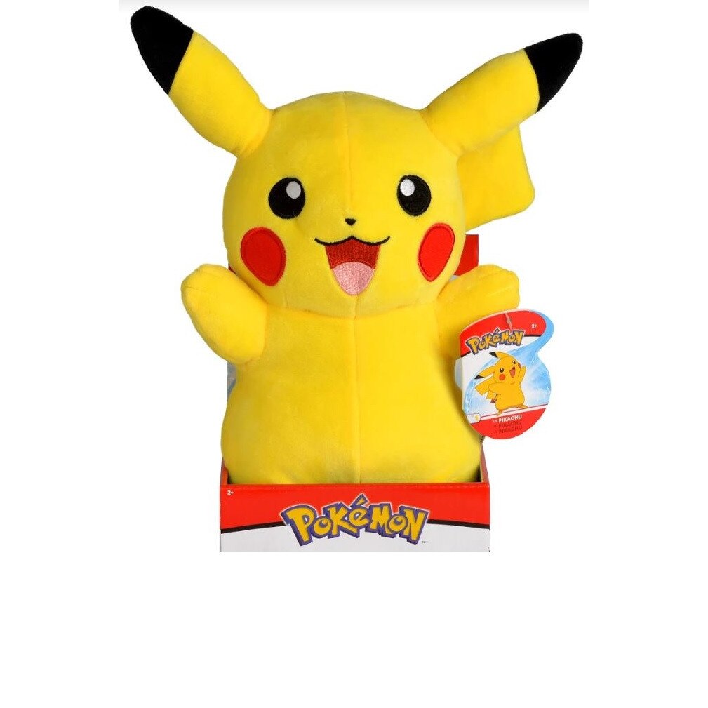 Jucarie din plus Pikachu, 30 cm, Galben, Plus