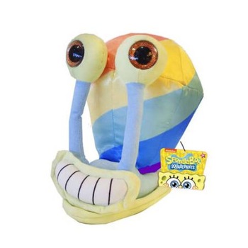 Jucarie de plus Colectia Curcubeu Sponge Bob - Gary, multicolor, inaltime 20 cm Jucarie de plus Colectia Curcubeu Sponge Bob - Gary, multicolor, inaltime 20 cm