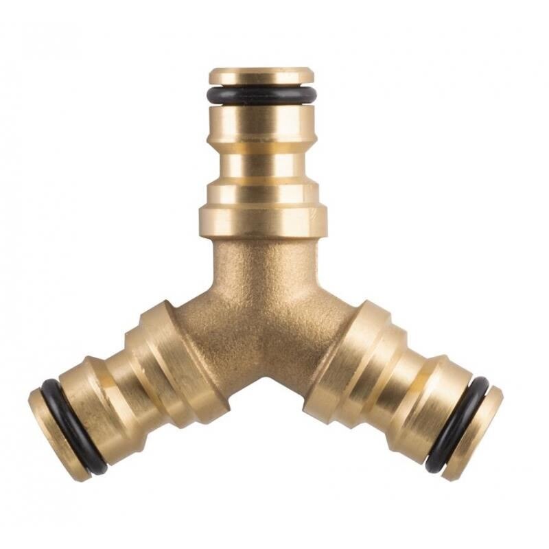 Adaptor cuplaj rapid, 3 directii, alama, 3/4