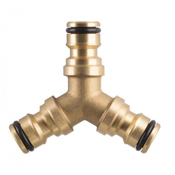 Adaptor cuplaj rapid, 3 directii, alama, 3/4 Adaptor cuplaj rapid, 3 directii, alama, 3/4