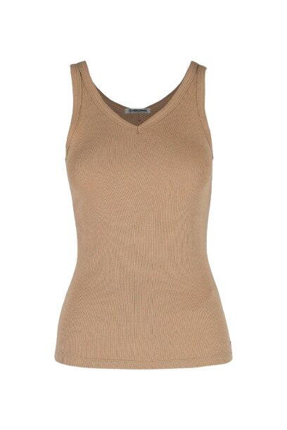 Top Volcano T-IDA, Bumbac/Elastan, Bej