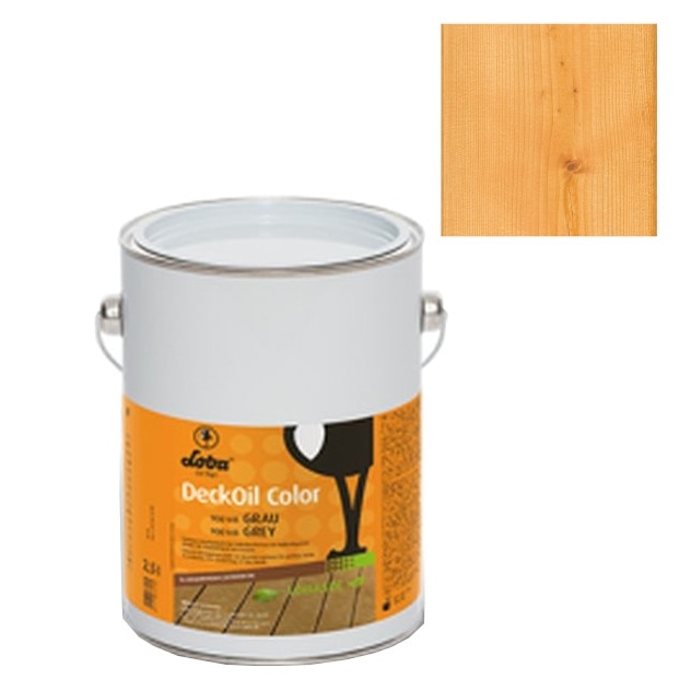 Ulei terasa lemn, la exterior, deckoil color, maro deschis, Loba, 2.5l