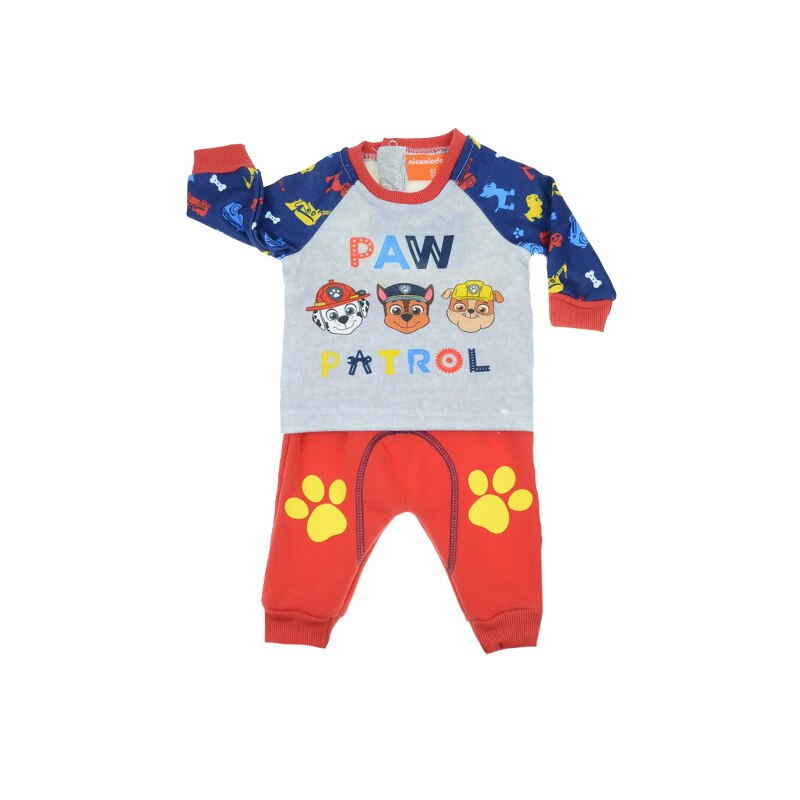 Compleu 2 piese bluza si pantaloni pentru baieti E Plus M Paw Patrol 65-92M, Multicolor 80 cm