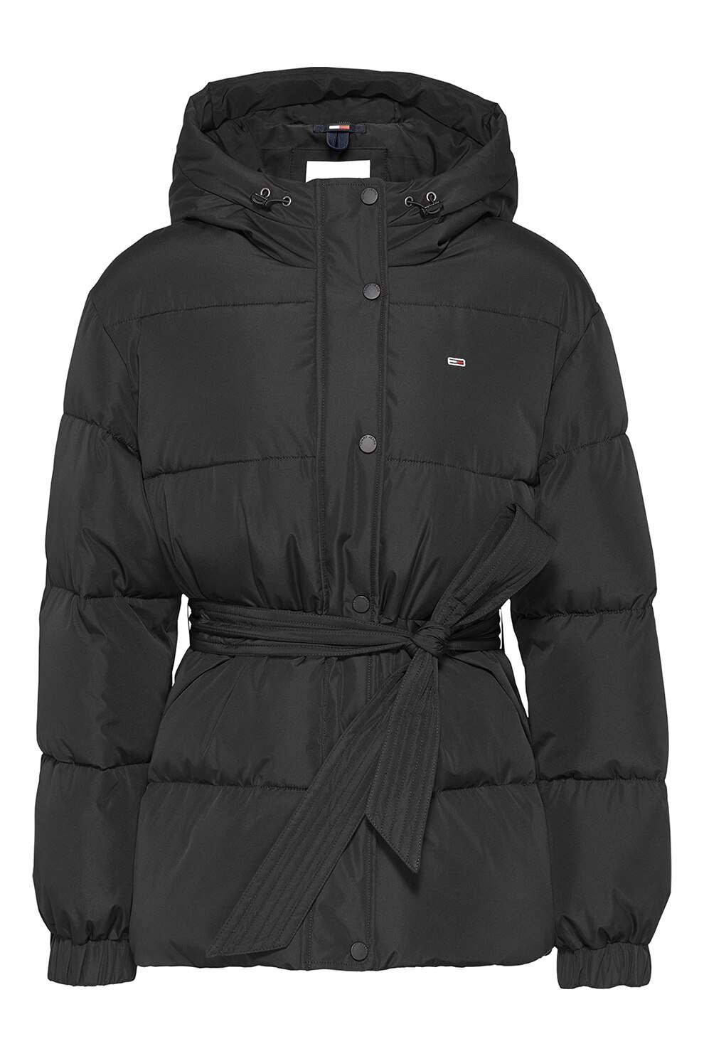 Tommy Jeans, Geaca cu cordon, Negru