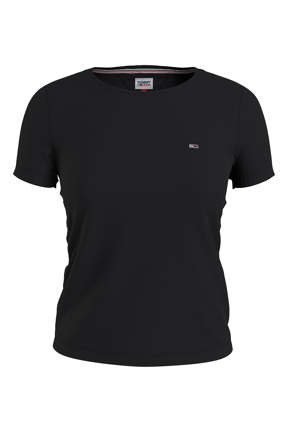 Tommy Jeans, Set de tricouri elastice din bumbac organic - 2 piese, Negru