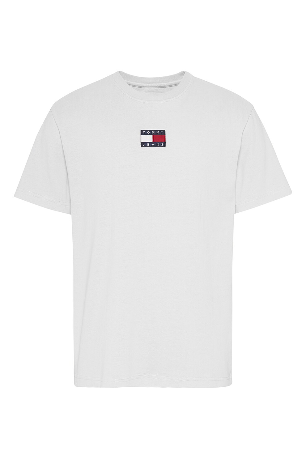 Tommy Jeans, Tricou de bumbac organic cu logo DM0DM10925, Alb