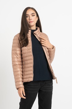 Tom Tailor, Geaca usoara cu aspect matlasat, Maro camel Tom Tailor, Geaca usoara cu aspect matlasat, Maro camel