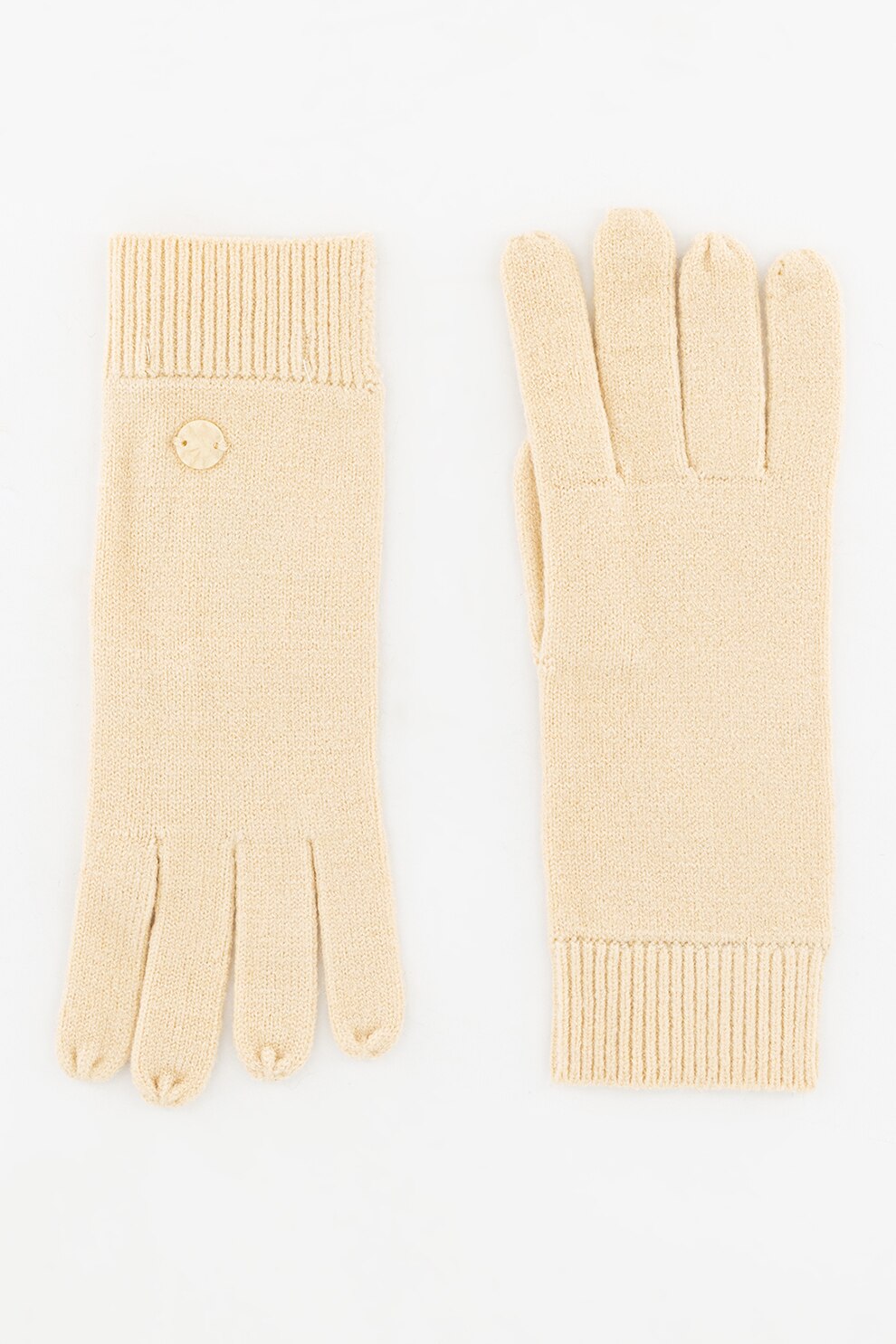 Tom Tailor, Manusi tricotate Soft, Alb prafuit