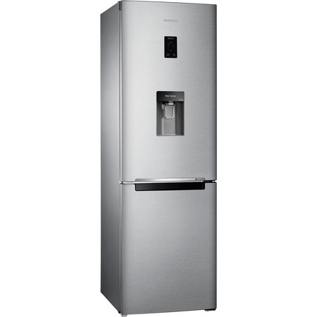 Combina frigorifica Samsung RB33J3830SA/EF, 321 l, Clasa A+, No Frost, Compresor Digital Inverter, Dozator apa, Display, H 185 cm, Metal Graphite