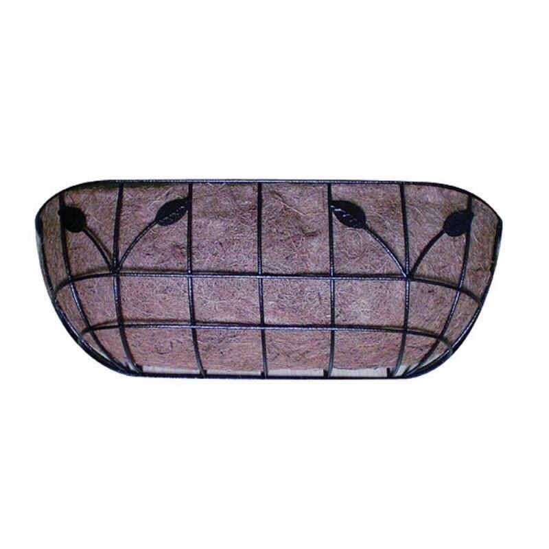 Suport pentru flori din cocos si metal Strend Pro CocoH-38, 62x19x17cm