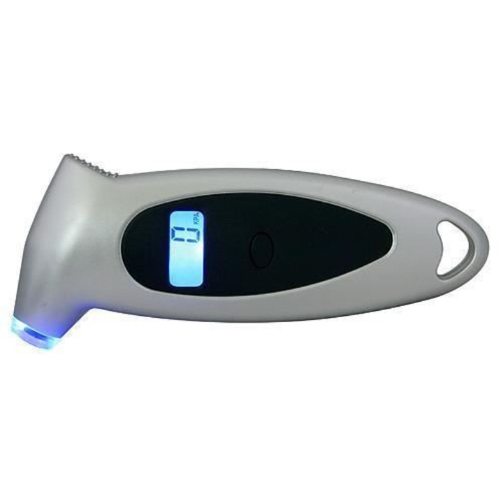 Digitális gumiabroncsnyomásmérő, Strend Pro, LCD kijelző, 0-100 psi kalibrálás, kék