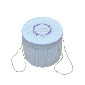 Cutie trusou botez personalizata Lavanda, Couture Bebe, mov Cutie trusou botez personalizata Lavanda, Couture Bebe, mov