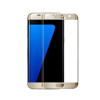 Folie sticla Samsung Galaxy S7 Edge, full cover, auriu Folie sticla Samsung Galaxy S7 Edge, full cover, auriu