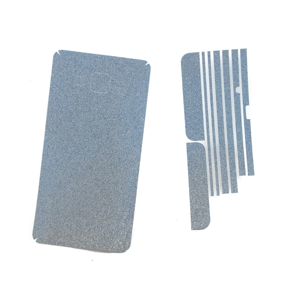 Folie sticker, Samsung Galaxy J5, sclipic argintiu