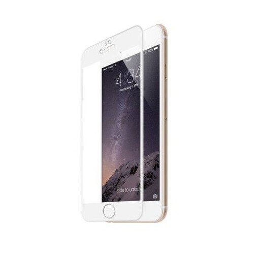 Folie protectie ecran, sticla 3D, Cellara pentru iPhone 6/6s, Alba
