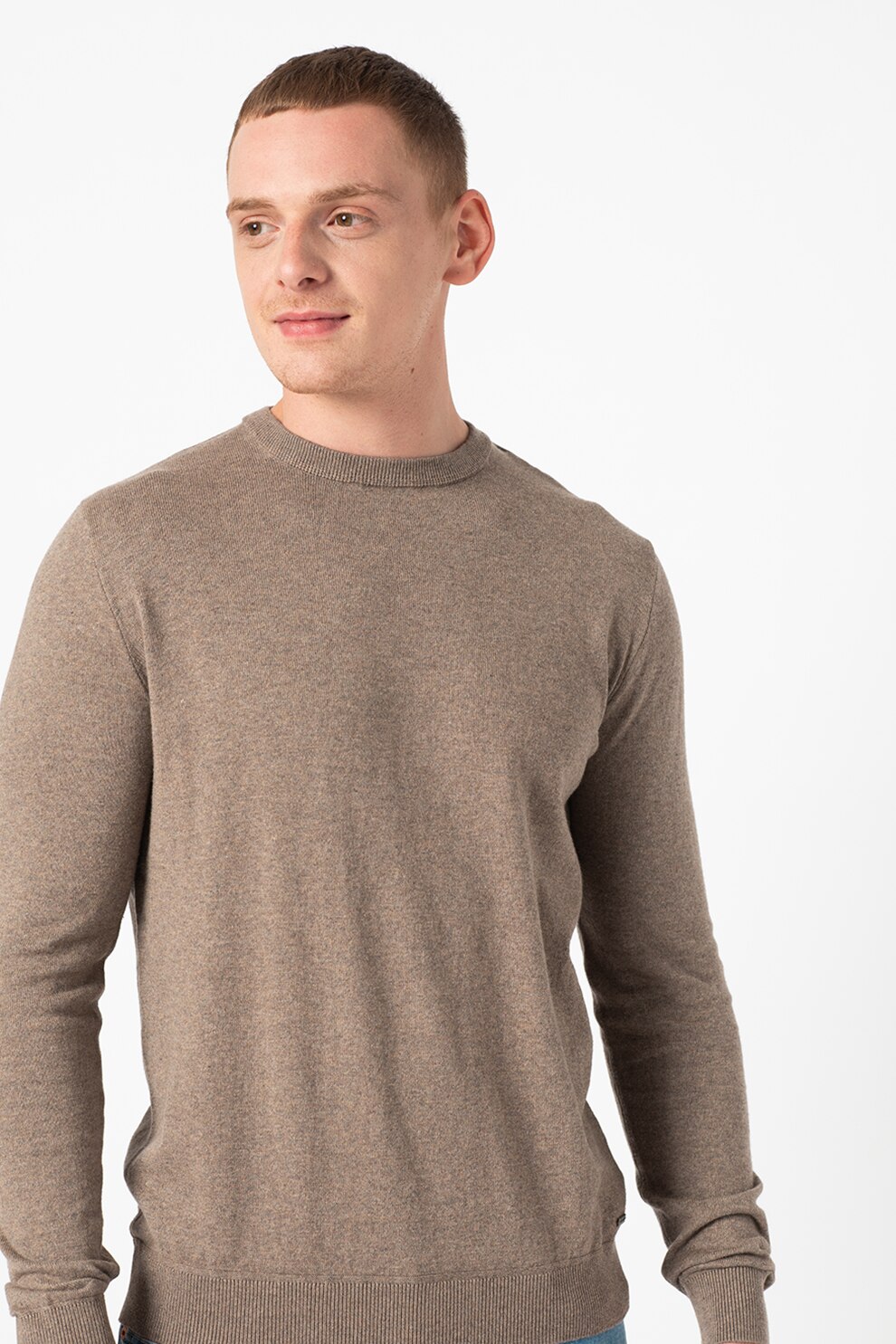 Tom Tailor, Pulover tricotat fin, Grej