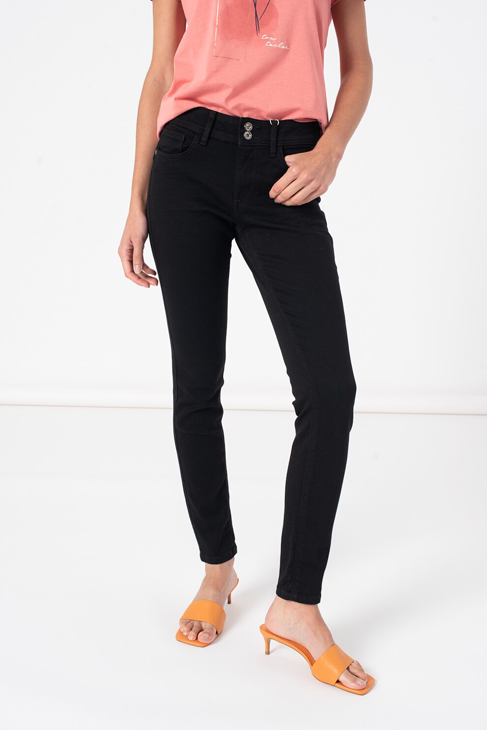 Tom Tailor, Blugi skinny Alexa, Negru