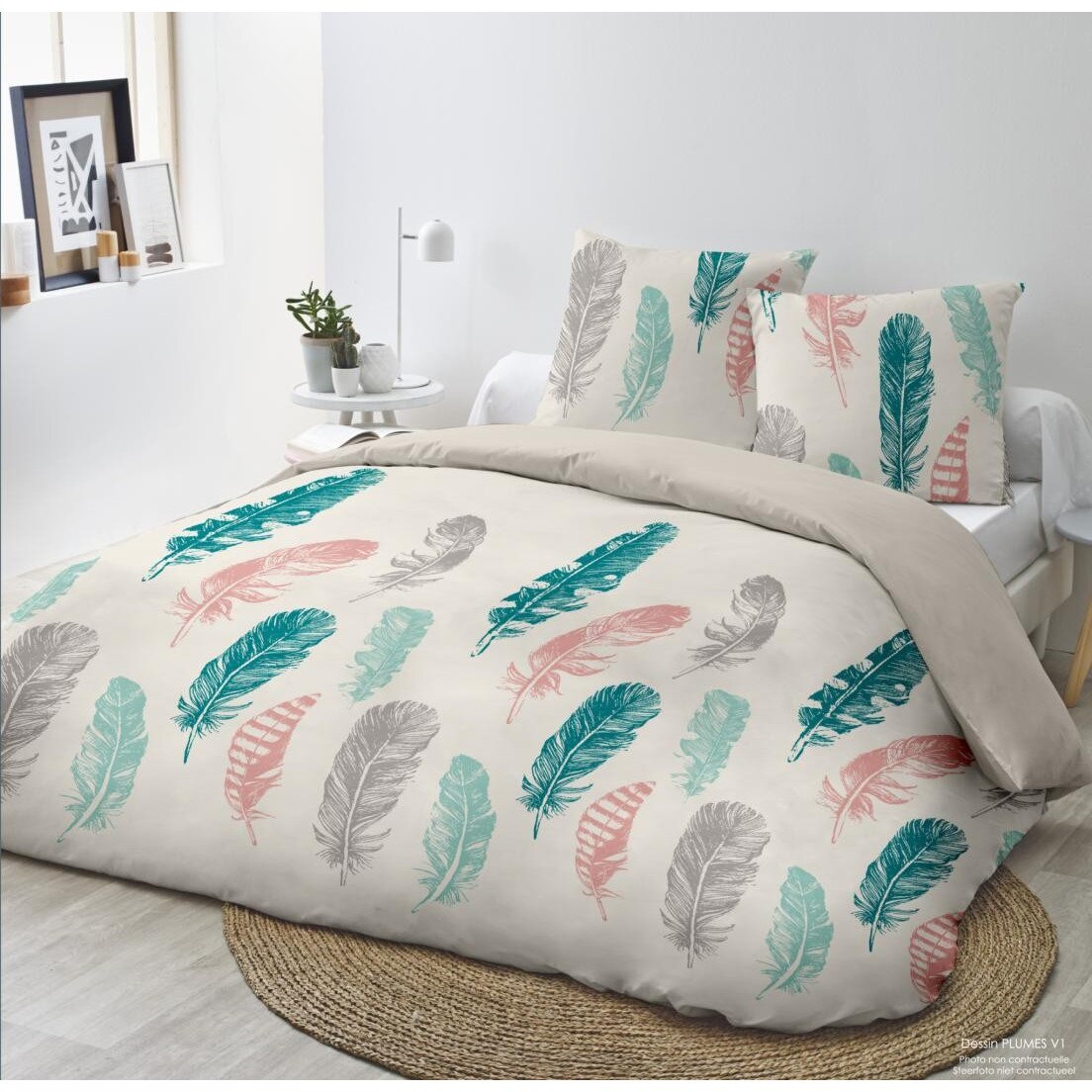 Lenjerie Vanora King Size Microfibra, 4 piese, Dream