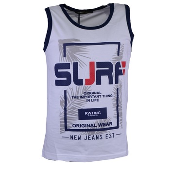 Tricou fara maneci pentru baieti Happy House HB-8230-1, Alb 122-128 cm Tricou fara maneci pentru baieti Happy House HB-8230-1, Alb 122-128 cm