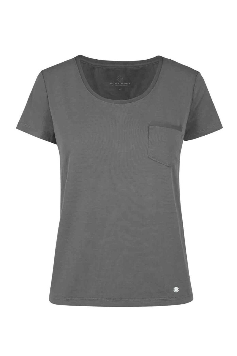 Tricou Volcano T-MELISS, Viscoza/Modal, Grafit