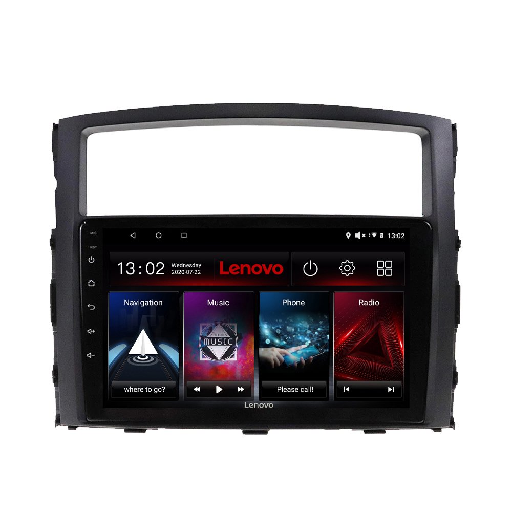 Navigatie dedicata Mitsubishi Pajero Edotec, cu Android, Radio, Bluetooth, Internet, procesor Octa Core, 4G, memorie 2GB si 32GB