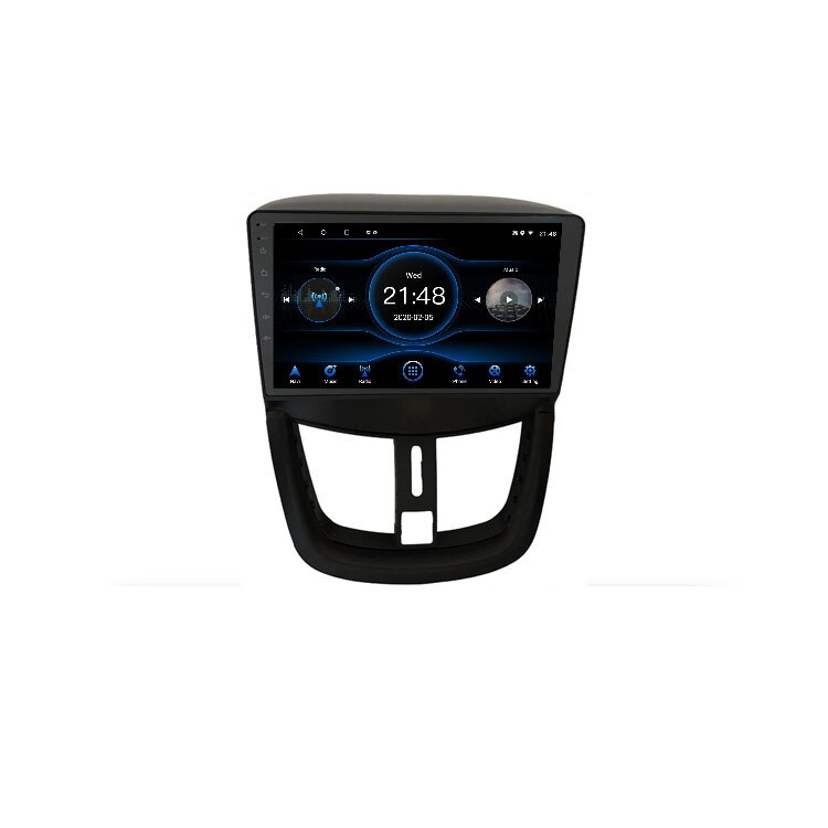 Navigatie dedicata Peugeot 207 Edotec, cu Android, Radio, Bluetooth, Internet, procesor Octa Core, memorie 2GB si 16GB