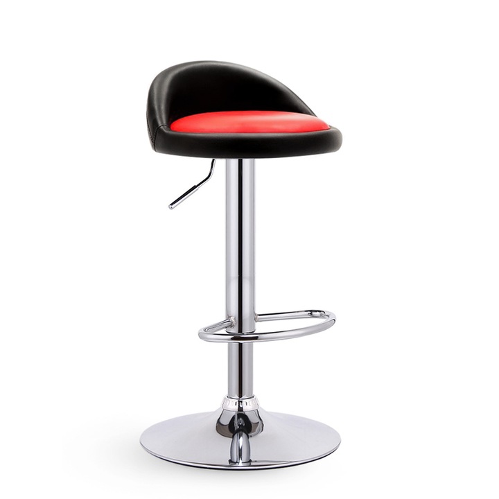 Scaun de Bar 2HOME, Bistro 2, Rosu-Negru