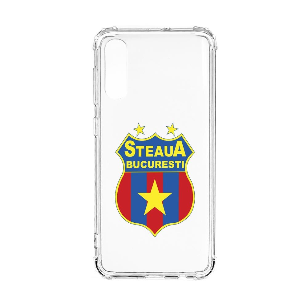 Husa Anti Shock, Compatibila Cu Xiaomi Redmi 9A / Redmi 9AT, Football, Steaua, Silicon Premium, Rezistenta, 230