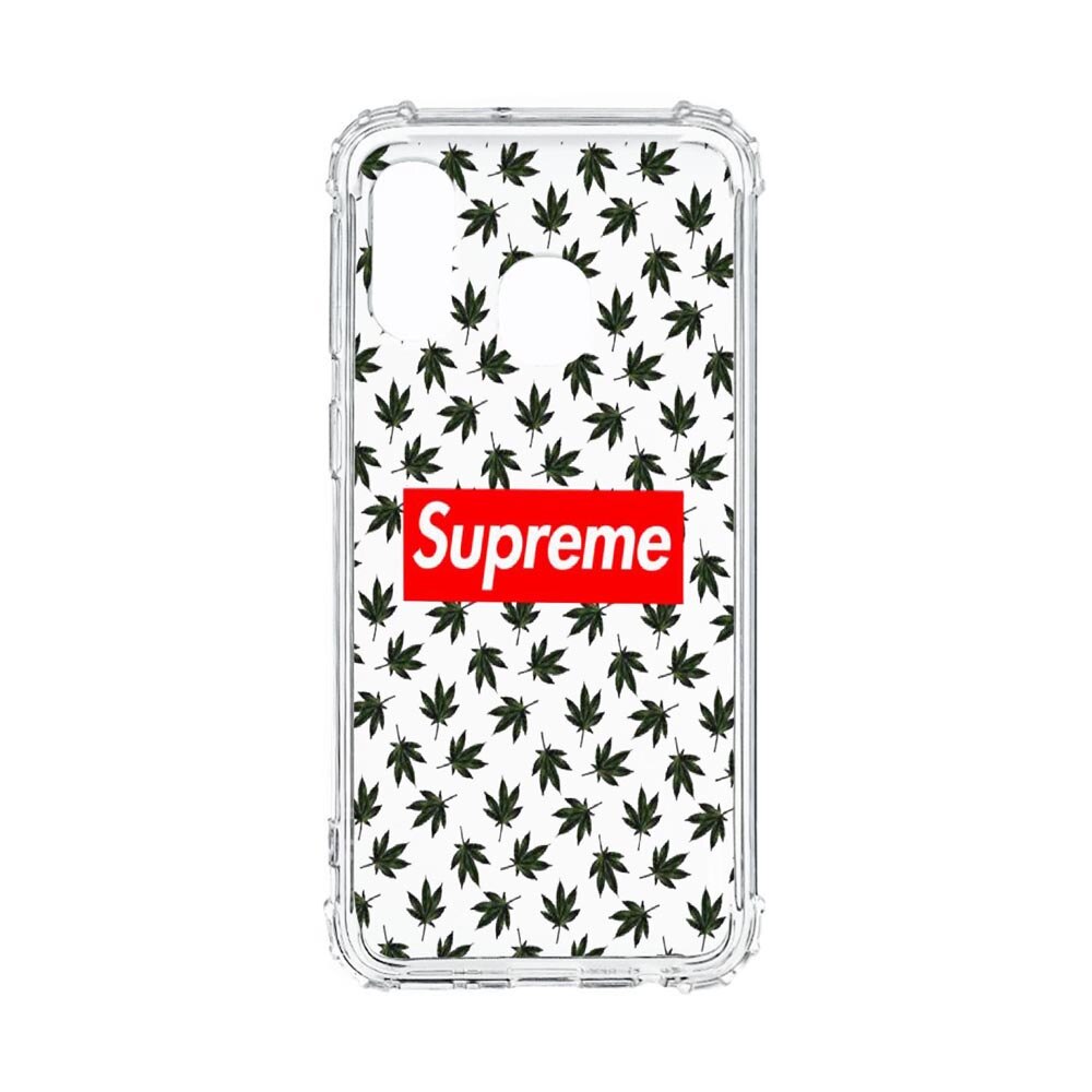 Husa Anti Shock, Compatibila Cu Samsung Galaxy A20e, Supreme, Cannabis, Silicon Premium, Rezistenta, 263