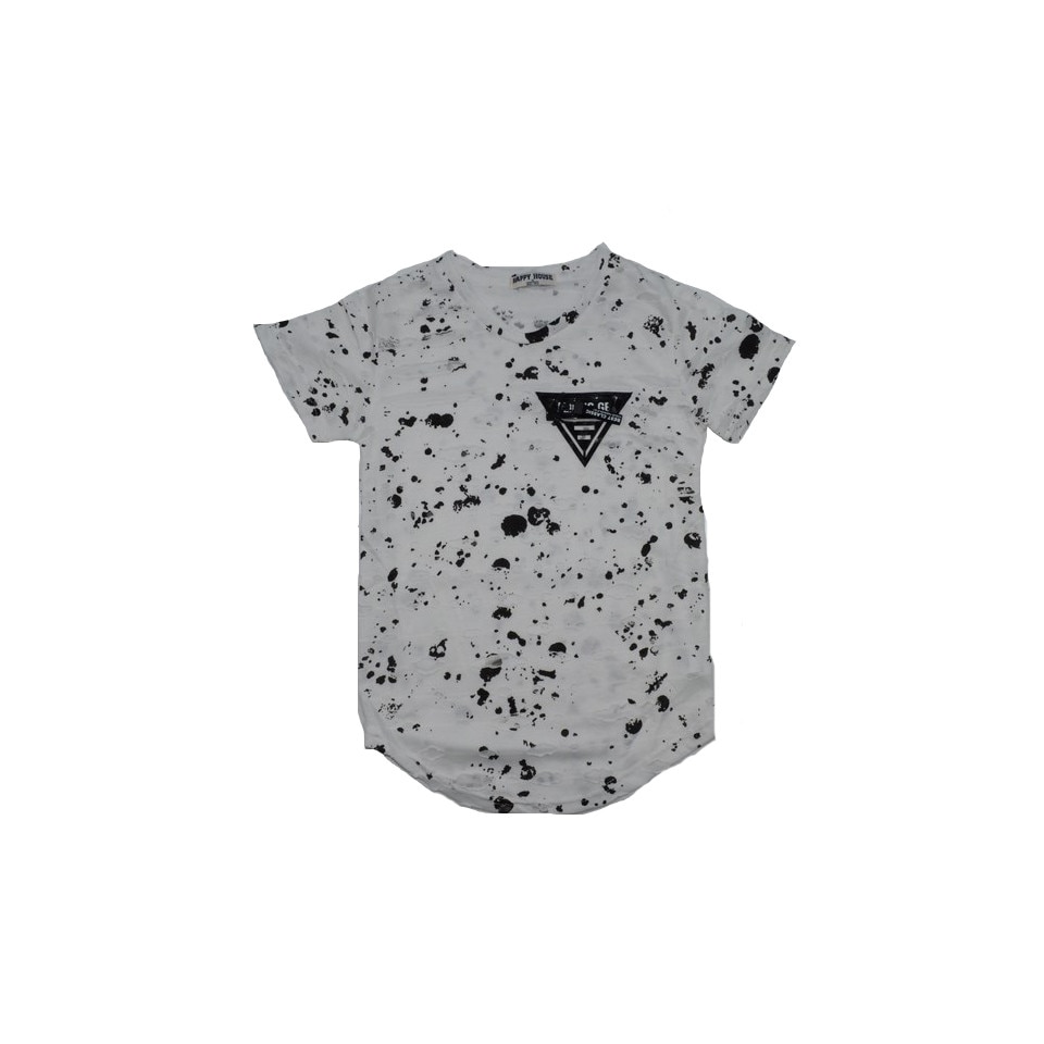 Tricou maneca scurta baieti Happy House HB-15911, Alb 14346