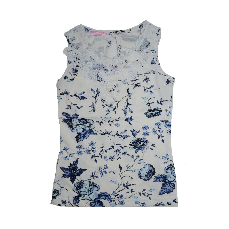 Tricou fara maneci fetite Happy House CVC-8873, Multicolor 14350