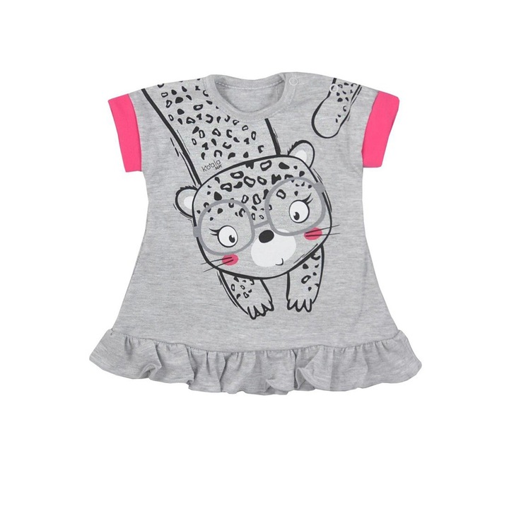 Rochita pentru fete Koala Sara, Gri, 86 CM