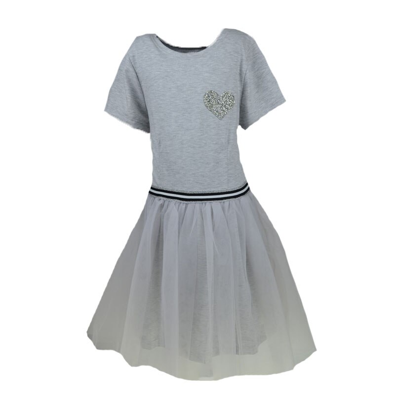 Rochita de vara pentru fete Mini Junior 128-100G, Gri 128 cm