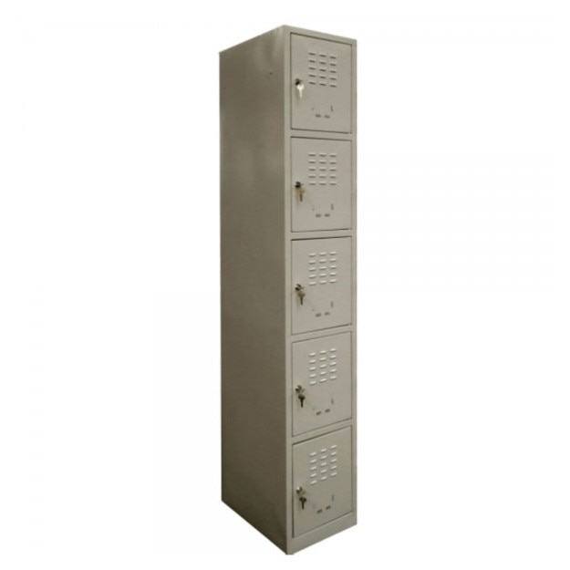 Vestiar metalic cu 5 usi fara accesorii, 312x500x1800 mm (LxlxH), ECO+