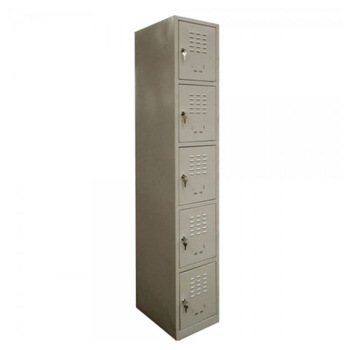 Vestiar metalic cu 5 usi fara accesorii, 312x500x1800 mm (LxlxH), ECO+ Vestiar metalic cu 5 usi fara accesorii, 312x500x1800 mm (LxlxH), ECO+