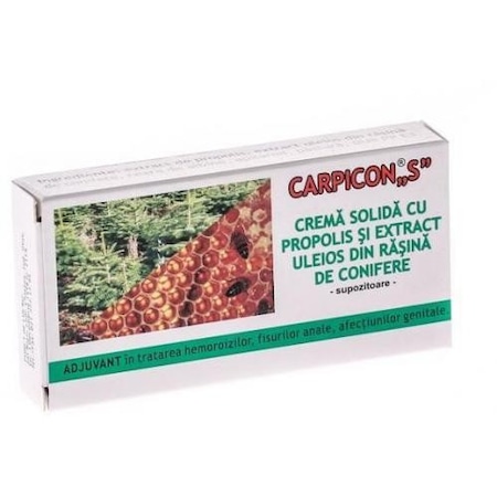 Supozitoare Carpizin, 10 bucati, Elzin Plant : Farmacia Tei online