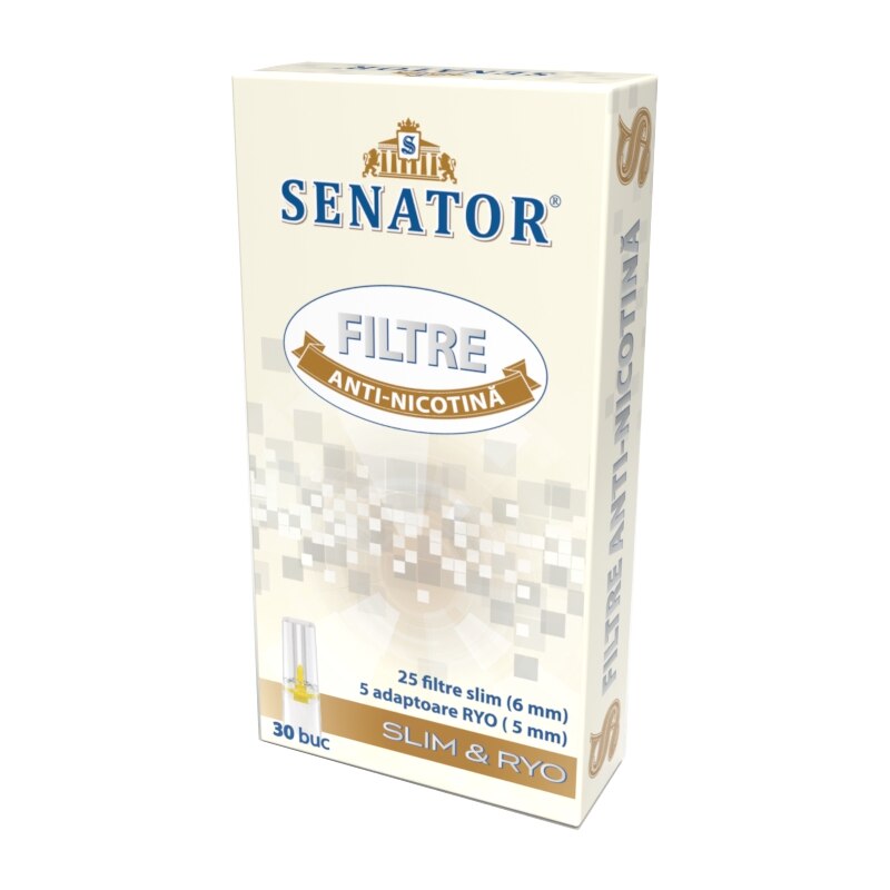 Minifiltre / Mustiucuri tigari SENATOR - Slim and RYO (30)