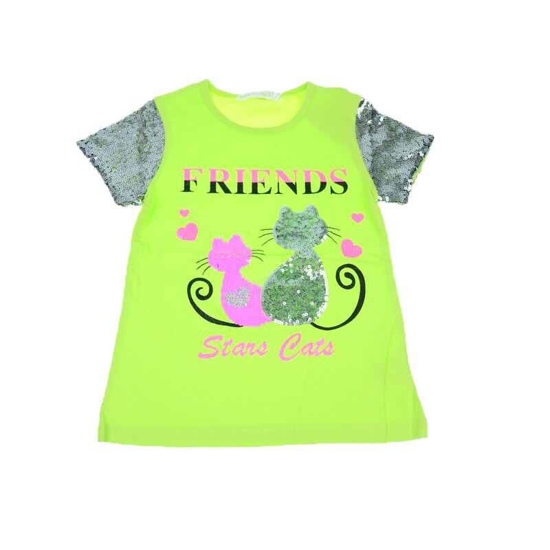 Tricou pentru fete Happy House WB-2854, Verde 29671