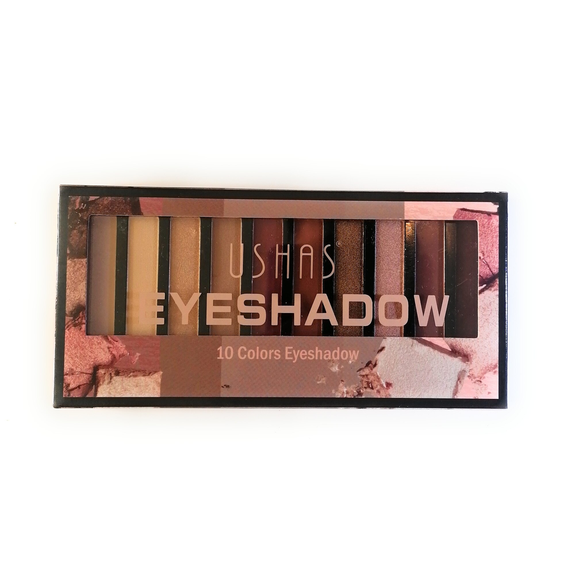 Paleta fard de ochi Ushas Eyeshadow,10 Culori , 15 g