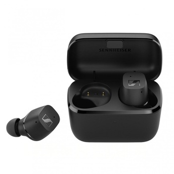 Casti audio In-Ear Sennheiser CX True Wireless, Negru