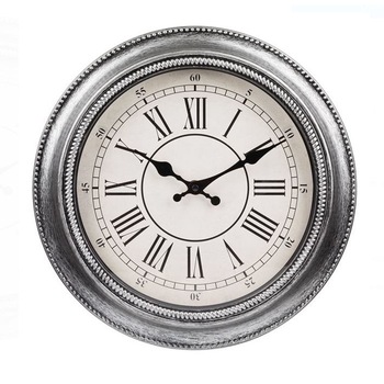 Ceas vintage negru argintiu, SG, 30 cm Ceas vintage negru argintiu, SG, 30 cm